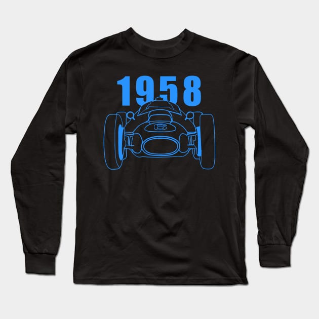 World Motorsport Championship 1958 Long Sleeve T-Shirt by DymSportswear